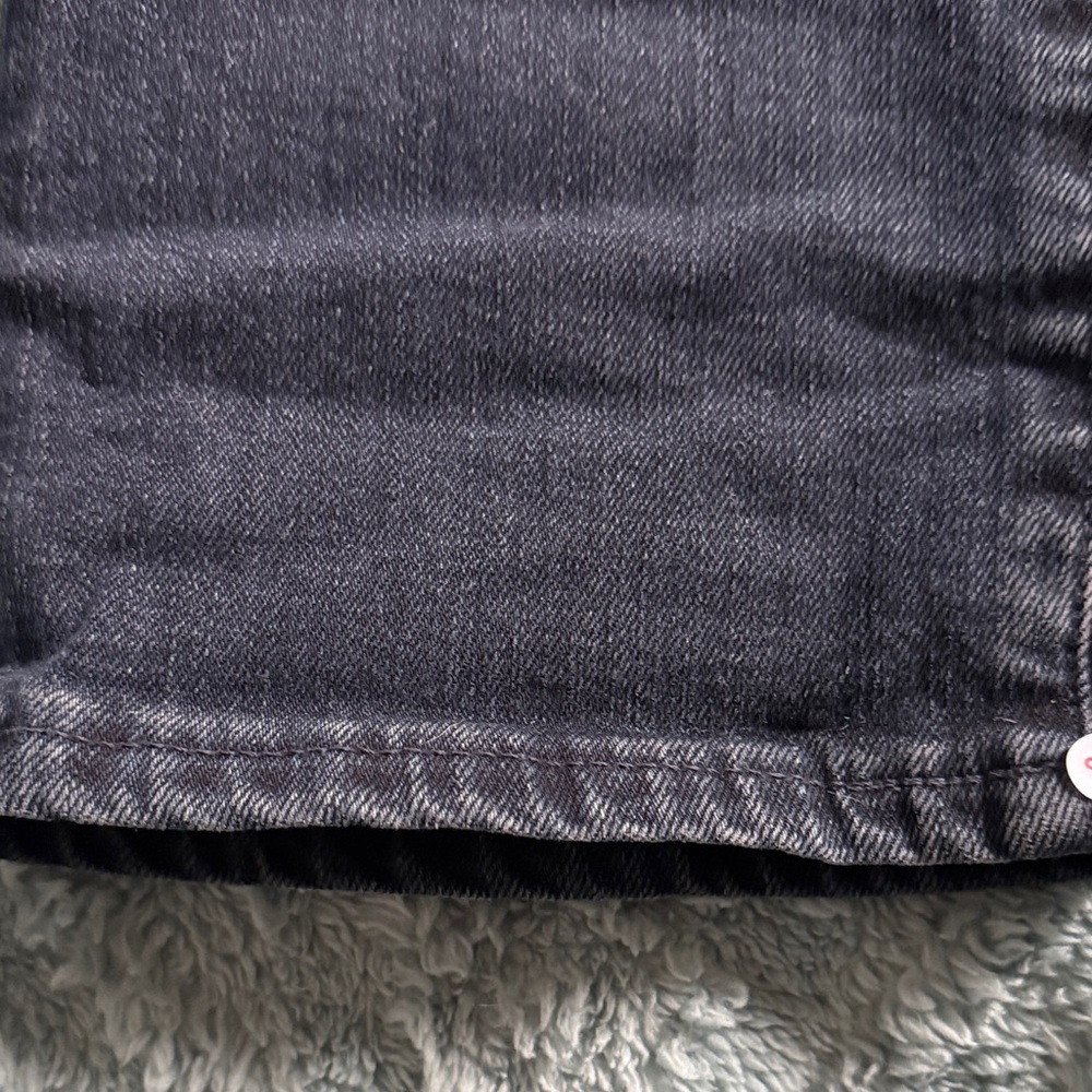 7 For All Mankind Dark Blue Straight Leg Jeans - Picture 3 of 9